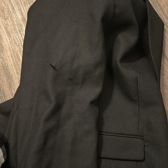 AS IS! NWT! Banana Republic Black Lido Sculpted Wool Blazer - Size 20 - Picture 9 of 12